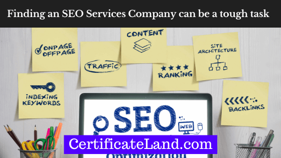 Finding an SEO services company