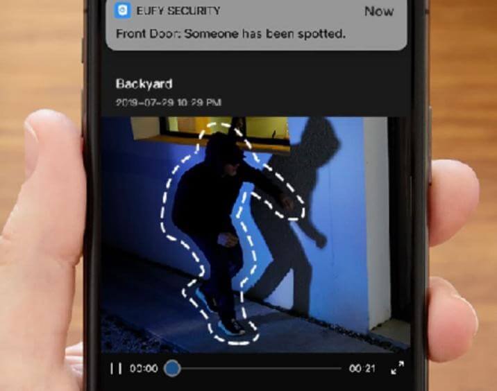 Motion-activated cameras